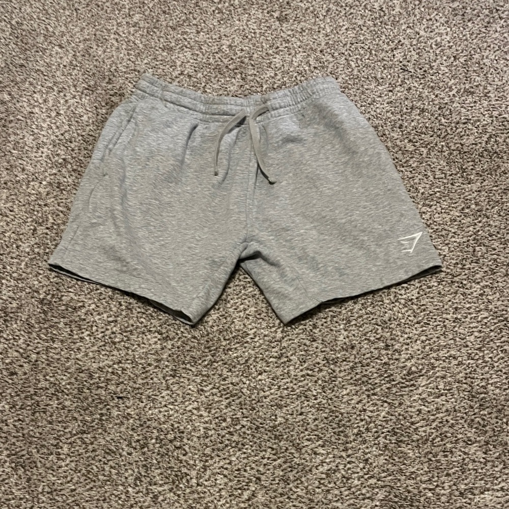 Gymshark Light Gray Athletic Shorts